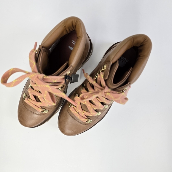 Sorel Lennox STKD Hiker Leather Bootie Waterproof RARE Size 7.5 - Picture 6 of 15